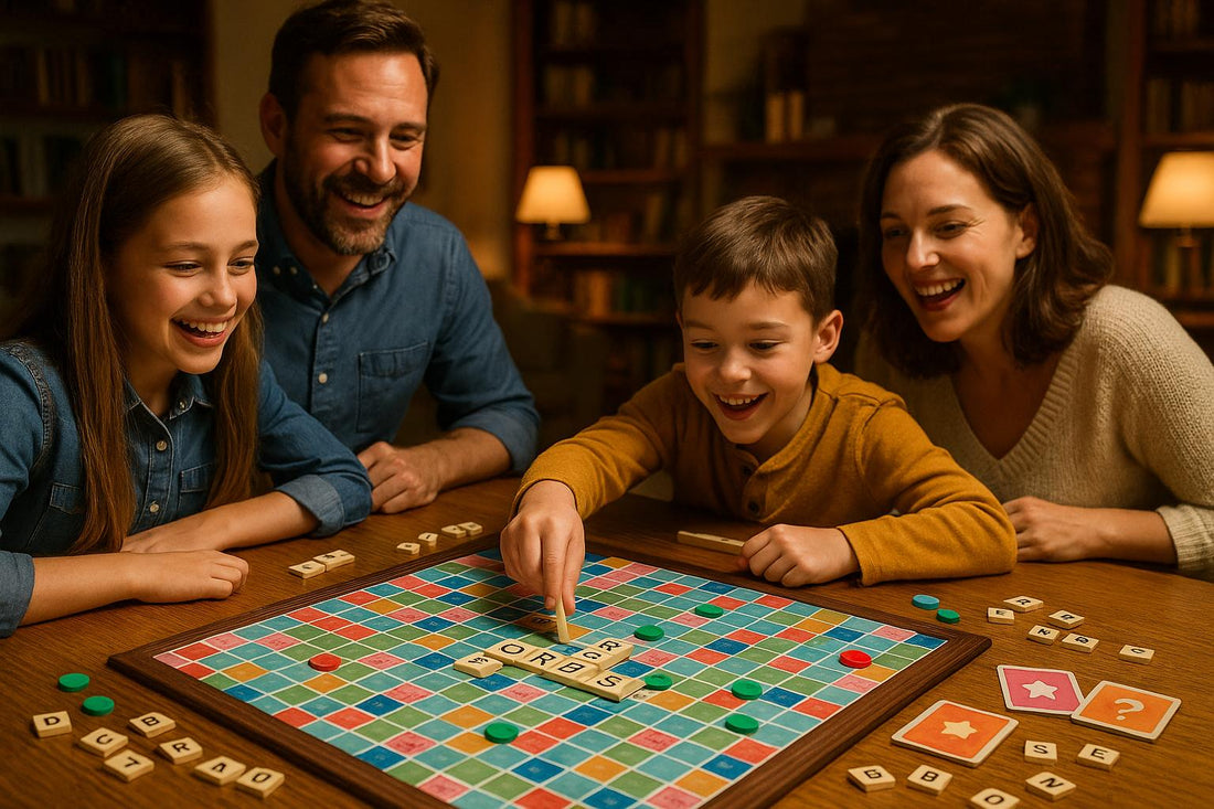 Top 5 Word Board Games for Family Fun