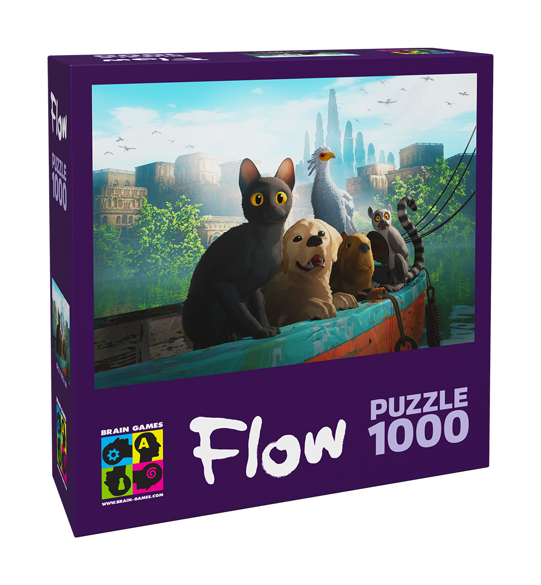 Puzzle 1000 Flow - Movie Characters